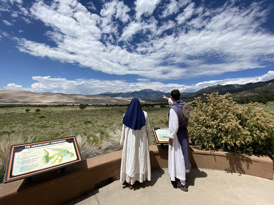 Fr.JM & MM at Great Sand Dunes National Park