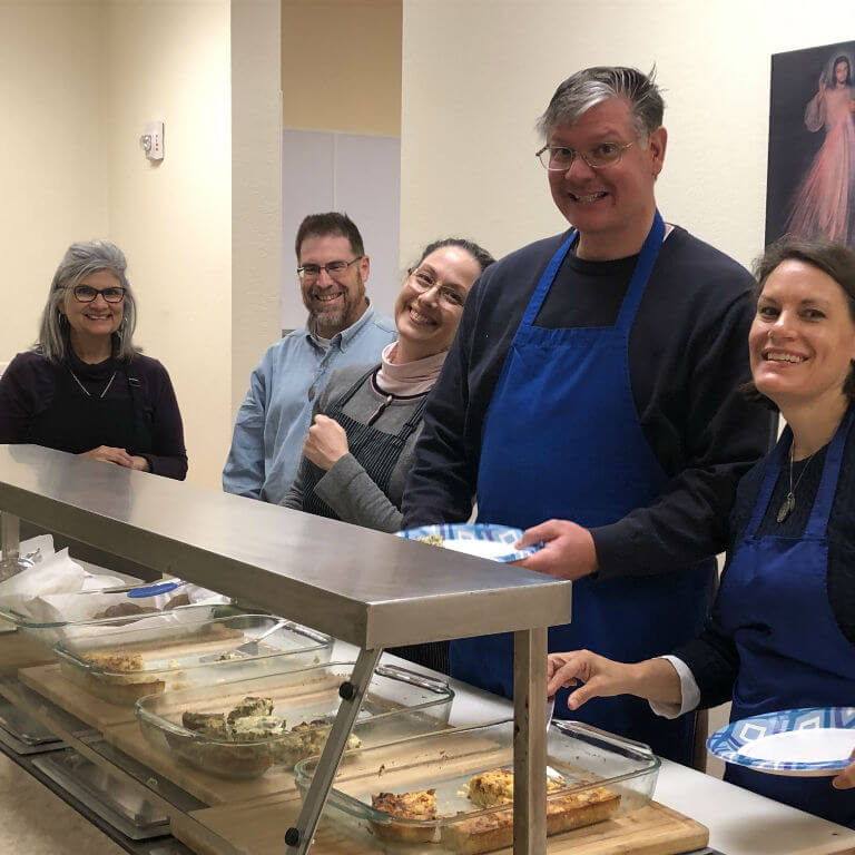 Kitchen Crew - Rita, Gene, Ann Marie, Neal & Shelley